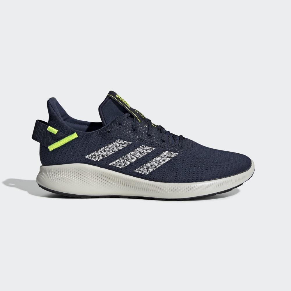 Adidasi Alergare Adidas Sensebounce+ Street Barbati Romania - Bleumarin/Albi/Galbeni G27275